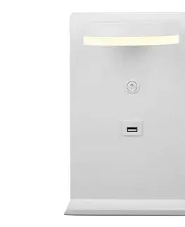 Svietidlá  LED Nástenné svietidlo s nabíjačkou COMPACT LED/4W/230V 21-76052