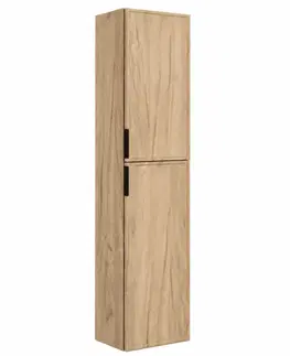 Skrinky do kúpeľne Elvisia Vysoká skrinka do kúpeľne SLIM craft zlatý