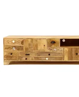 TV stolíky TV stolík Manu 160x50x45 indický masív mango