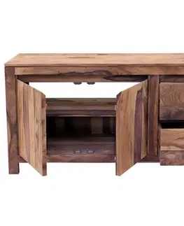 Kúpeľňový nábytok Skrinka pod umývadlo Gani 130x70x45 z indického masívu palisander