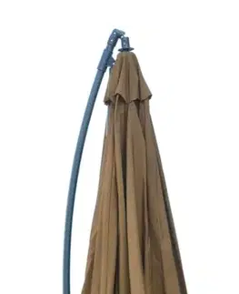 Záhradný nábytok ROJA Záhradný slnečník 8080 | hnedá 350 cm