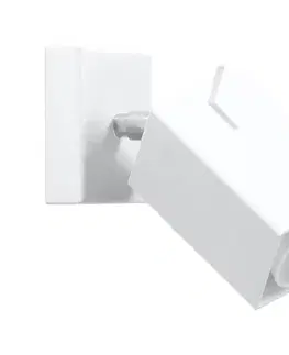 Svietidlá  Nástenné bodové svietidlo MERIDA 1xGU10/40W/230V biela SL.0095