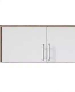 Nadstavce na skrine Nadstavec na skriňu Smart SRN3 100 cm dub sonoma/biely