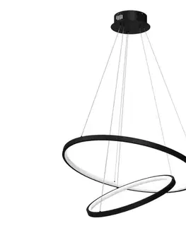 Svietidlá  LED Luster na lanku HOOP LED/51W/230V pr. 60 cm 4000K čierna ML1542