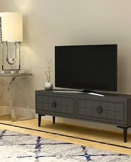TV stolíky TV stolík Yuka 120 - Anthracite