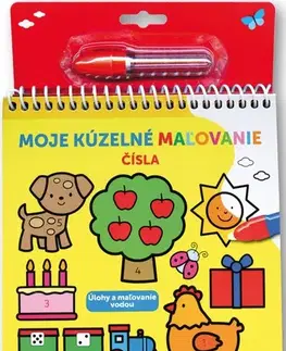 Nalepovačky, vystrihovačky, skladačky Moje kúzelné maľovanie - Čísla