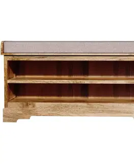 Botníky Botník Guru 120x60x40 z masívu mango