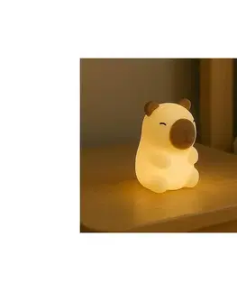 Lampy  LED RGBW Stmievateľné nabíjateľné detské nočné svetlo KAPYBARA LED/0,45W/5V 800 mAh ML2302
