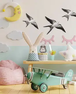 Bytové doplnky a dekorácie Dekoratívny doplnok na stenu Flying Swallow - 2