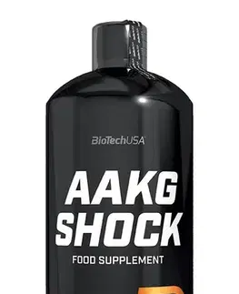Anabolizéry a NO doplnky AAKG Shock Extreme - Biotech USA 1000 ml Višňa