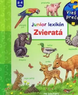 Leporelá, krabičky, puzzle knihy Vieš už prečo? Zvieratá - junior lexikón