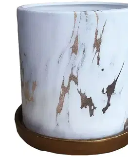 Záhrada Kvetináč YS44149L ceramic Water Transfer Effect 15x15x1