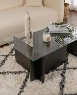 Konferenčné stolíky Konferenčný stolík Vetrino Wood Black