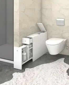 Kúpeľňové skrinky Kúpeľňová skrinka Smart - White