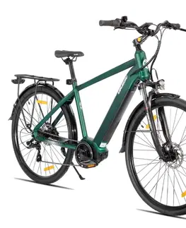 Elektrobicykle Trekingový elektrobicykel Lamassu Allanton 27,5" 374Wh • dojazd až 80 km zelená - 18" (160-180 cm)