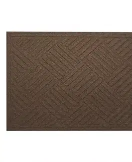 Koberce Rohož Textile K-504-1 80x120 cm hnedá