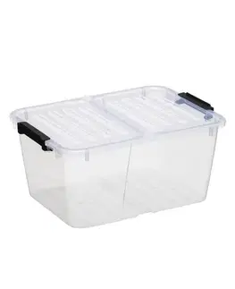 Boxy na skladovanie PLAST TEAM - Box úložný FLEX 15l transparentný