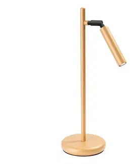 Lampy  SL.1470 - Stolná lampa PASTELO 1xG9/8W/230V zlatá SL.1470