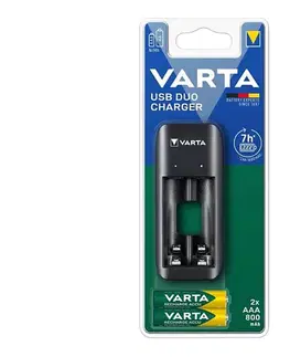 Predlžovacie káble Varta 57651201421 - Nabíjačka batérií 2xAA/AAA 800mAh 5V 57651201421
