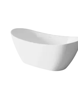 Vane INVENA - Voľne stojaca vaňa 150 cm Astri so sifónom AN-03-150-F