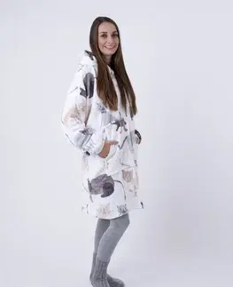 Dámske mikiny MKLozkoviny.sk Mikroplyšová mikina – Mačičky veľkosť M