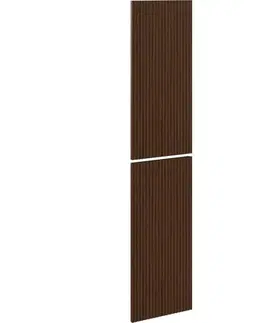 Kúpeľňový nábytok MEXEN - Rivel čelo pre kúpeľňovú skrinku reliéf 35 x 80 cm (2 ks.), orech 91A21-1600-300-2-86