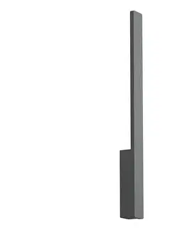 LED osvetlenie Redo 90870 - LED vonkajšie nástenné svietidlo REFLEXA LED/6W/230V IP54 antracit 90870