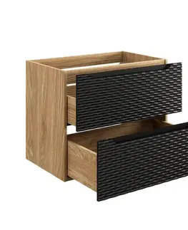 Skrinky do kúpeľne ArtCom Skrinka pod umývadlo OCEAN Black 82-70-2S | 70 cm
