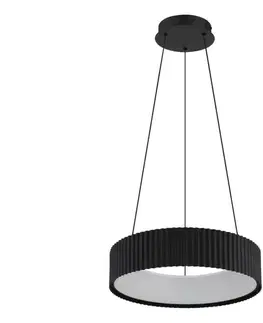 Svietidlá Globo 15924S - LED závesný luster KEMP na lanku LED/45W/230V priemer 46 cm čierny 15924S