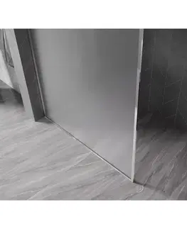 Sprchové dvere MEXEN/S - Kioto-F Sprchová zástena WALK-IN s rámom 90 x 202, dekor 8 mm, chróm 800-090-104-01-30