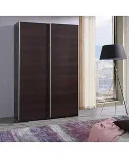 Šatníkové skrine Skriňa Fifi gaštan wenge 135 cm