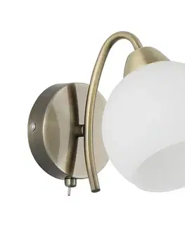 Svietidlá  Nástenné svietidlo NESTOR 1xE27/40W/230V mosadz 21-34977