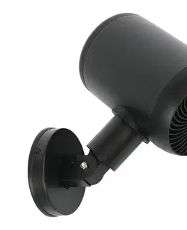 Ventilátory Lucci Air 21612649 - Nástenný látor JET 32W/230V čierna + diaľkové ovládanie 21612649