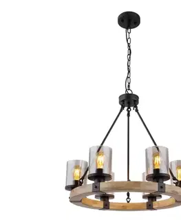 Svietidlá Globo 15555-6H - Luster na reťazi LILA 6xE27/60W/230V 15555-6H