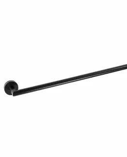 Kúpeľňový nábytok SAPHO XB406 X-Round Black držiak na uteráky 50,5 cm, čierna