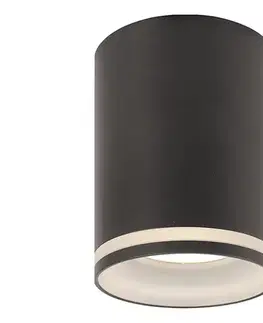 Svietidlá Prezent  - Bodové svietidlo SAUL 1xGU10/50W/230V pr. 7 cm čierna 