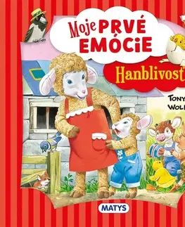 Leporelá, krabičky, puzzle knihy Moje prvé emócie - Hanblivosť - neuvedený,Tony Wolf,Silvia Barčák