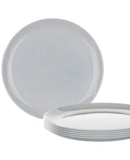 Taniere Luminarc Tanier plytký DIWALI 25 cm, 6 ks, sivá