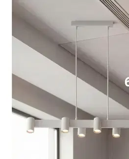 Svietidlá BRILAGI - LED RGBW Stmievateľný luster na lanku SELE 6xGU10/6,5W/230V biela BG5272+AI2323