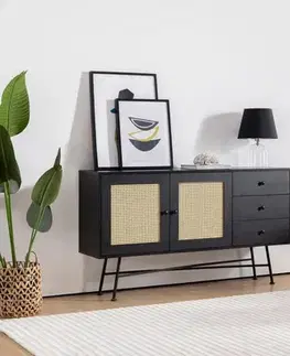 Komody Konzolový stolík Nala 160 - Black
