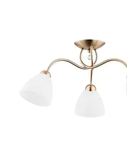 Svietidlá  Prisadený luster AMARILLO 3xE27/15W/230V zlatá 23753