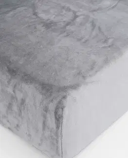 Plachty MKLozkoviny.sk Plachta mikroplyš Deluxe 140 × 200 cm – svetlo sivá