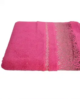 Uteráky Uterák Arabesca 70x140 amarant (500GSM)