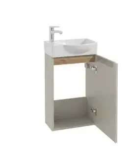 Kúpeľňový nábytok Kúpeľňová skrinka s umývadlom Naturel Stilla 39x60x22 cm kašmír mat STILLADK04008UBL STILLADK04008UBL