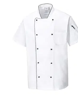 Oblečenie, obuv a doplnky PORTWEST Kuchársky rondon PORTWEST Cool vent Cotton plus biely XS