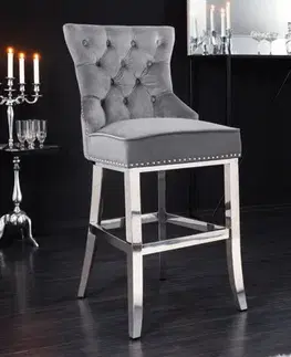 Barové stoličky Chesterfield barová stolička FRIXON Dekorhome