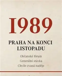 Slovenské a české dejiny 1989 - Praha na konci listopadu - Jitka Šestáková