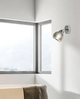 Nástenné svetlá Nástenná lampa 1X10W E14 chróm FORT