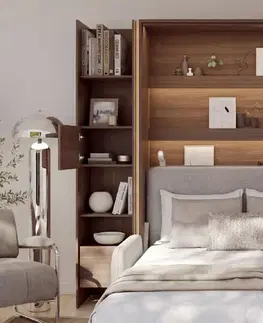 Regále Dig-net nábytok Regál Lenart BED CONCEPT BC-23 | dub dunin