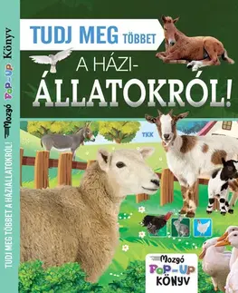 3D, magnetické, priestorové knihy Tudj meg többet a háziállatokról!